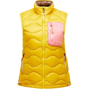 Peak Performance Дамски пухен елек Peak Performance Women's Helium Utility Down Vest Down vest - Canary Lime (132-1320-0314)