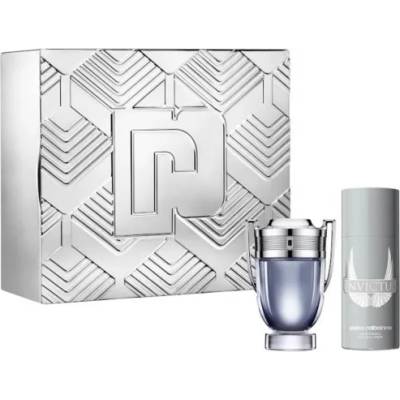 Paco Rabanne Комплект за мъже Paco Rabanne INVICTUS - Eau de Toilette 100 мл + Дезодорант 150 мл