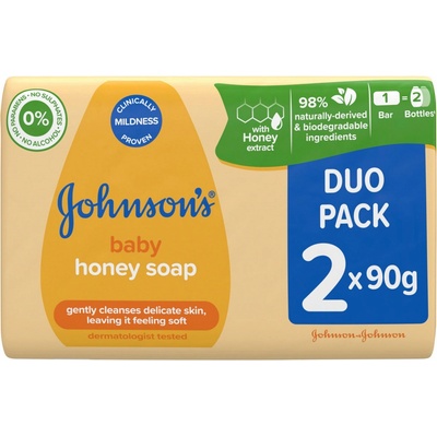 Johnsons Baby Med toaletní mýdlo pro děti 2 x 90 g