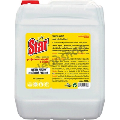 Star tekuté mýdlo zralá višeň bílé 5 kg