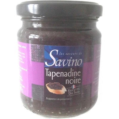 Savino tapenáda z černých oliv 180 g