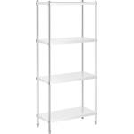 Royal Catering Метален стелаж - 80x40x180 см (ДxШxВ) см - Royal Catering - 200 кг RCER-8040 (RCER-8040)