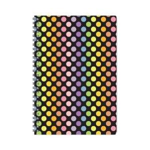 Sentio Тетрадка със спирала 17х25см, 80 листа Funky Dots