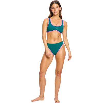 Modibodi Бански Puma Modibodi Scoop Bikini Top Emerald Ice горен дял Modibodi | Zelen Rozov Mnogotsveten | ЖЕНИ | XL
