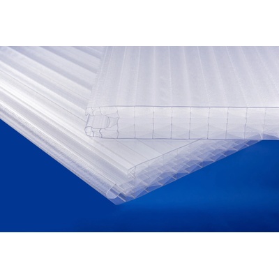 Lanit Plast Polykarbonátová komůrková deska Marlon CLICKFIX 40 mm desetistěnná 0,5 x 7 m čirá 1 ks