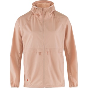 Fjällräven Дамско ветрозащитно яке Fjällräven Women's High Coast Wind Hoodie Windproof jacket - Chalk Rose (118-0441-0112)