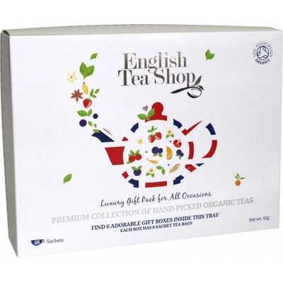 English Tea Shop Prémiová kolekce super čajů v BIO kvalitě 48 sáčků