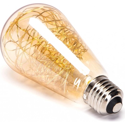 LED21 LED žárovka E27 ST64 1,2W Thousand Lights Gold 50lm ULTRA TEPLÁ BÍLÁ