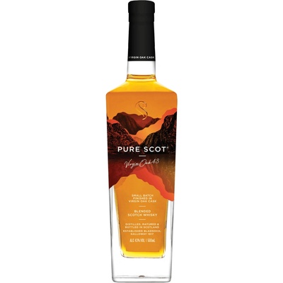 Pure Scot Virgin Oak 43% 0,5 l (čistá fľaša)