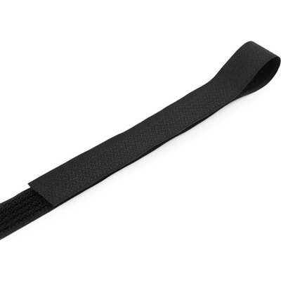 Suchý zip háček a plyš na jedné stuze šíře 20 mm METRÁŽ - černá