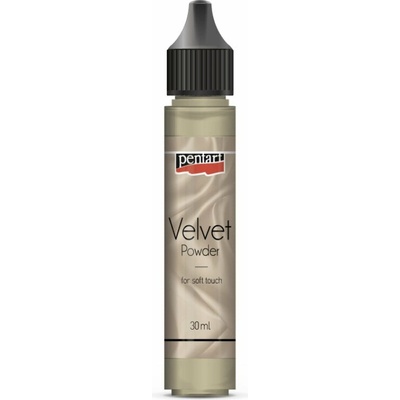 Sametový prášek na dekorování Pentart - Beige 30 ml