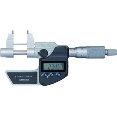 Mitutoyo Digimatic mikrometr s čelistmi pro měření vnitřních rozměrů 5-30mm 345-250-30
