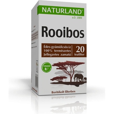Naturland ROOIBOS čaj bylinný čaj 20 x 1,5 g
