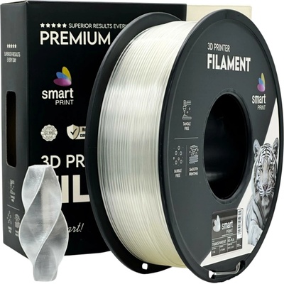 Smart Print PLA HS transparentný 1,75mm 1kg (High speed)
