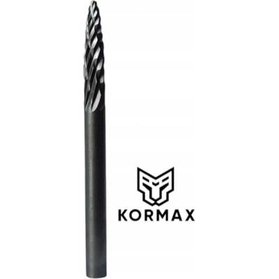 Fréza 3mm pilníková rotačná 3x13x37x3mm z karbidu RBF plameňová