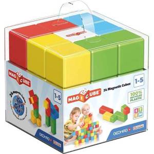 Geomag Комплект магнитни кубчета Geomag - Crystal, 24 части (G056) - baby