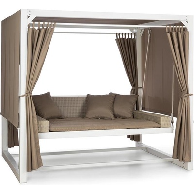 Blumfeldt Eremitage Луксозна люлка 236x180x210cm бяло/ сивокафява (GDW20-Eremitage-WHT) (GDW20-Eremitage-WHT)