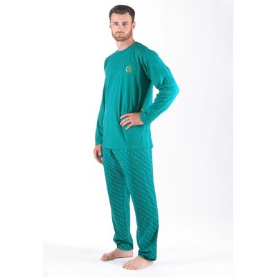 Gina 79171 pánské pyžamo dlouhé zelené