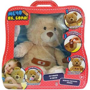 Felyx Toys Интерактивна плюшена играчка Felyx Toys - Мечо Ох, Боли! (HUN1840) - ozone