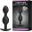 Pretty Love Silicone Anal Balls 4.92 Inch Black