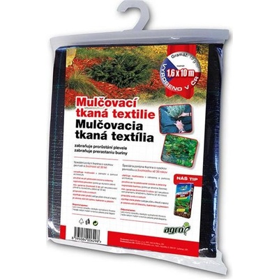 Textilie Agro mulčovací, tkaná 1.6 x 10 m, černá
