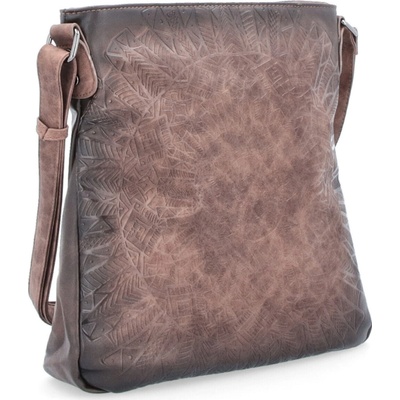 Indee crossbody kabelka 6279 tmavě hnědá