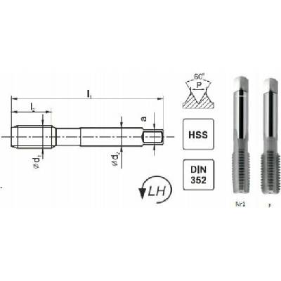 Fanar TAPS M18x1,5 NGMM/2 DIN-2181 LH (6H) HSS