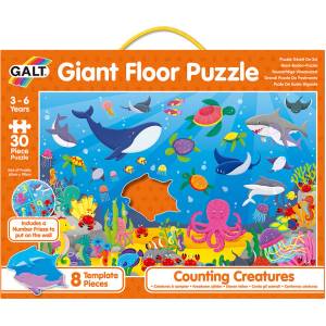 Galt Гигантски пъзел за под, Морските животни и цифрите (1005371)