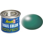 Revell Емайлна боя, Revell, Email Color, Копринено платинено зелено, 14 мл (R32365)