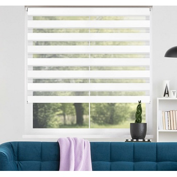 FOA Roleta Deň a noc, BASIC, Origin Biela, C 012 58 x 150 cm