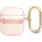 Guess GUA2HHTSP калъф за AirPods, розов, Strap Collection (GUA2HHTSP)