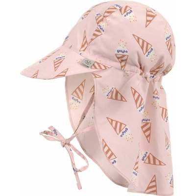 Detský klobúk Lassig Sun Protection Flap Hat ružová
