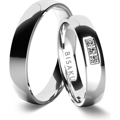 Bisaku snubní Appoline BIS B0634125WG Stříbrná