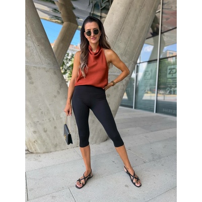 Eshopat Dámské bambusové legíny Capri Black