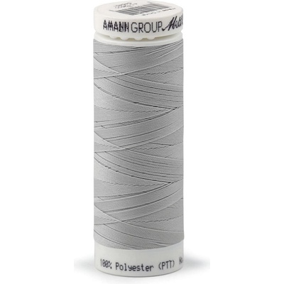 Polyesterové elastické nitě Seraflex Mettler návin 130 m, střední, 0331 šedá nejsvětlejší