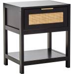 Premier Housewares Черно нощно шкафче Sherman - Premier Housewares (2406556)