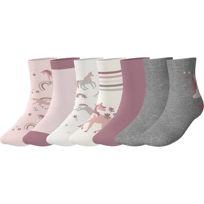 lupilu Dětské ponožky s BIO bavlnou, 7 párů světle růžová / šedá – Zbozi.Blesk.cz
