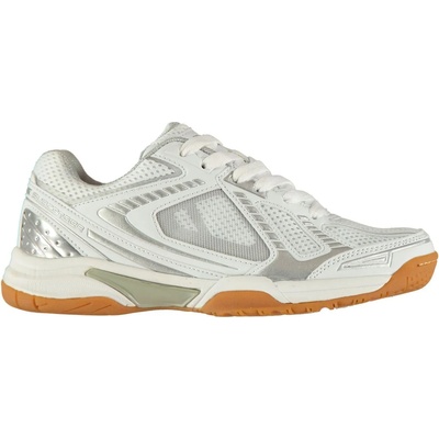 Slazenger Дамски обувки Slazenger Indoor Shoes Ladies - White/Silver