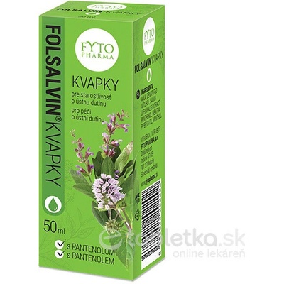 FYTO Folsalvin Kvapky s pantenolom 50 ml