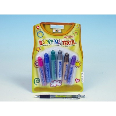 Třpytivé barvy na textil