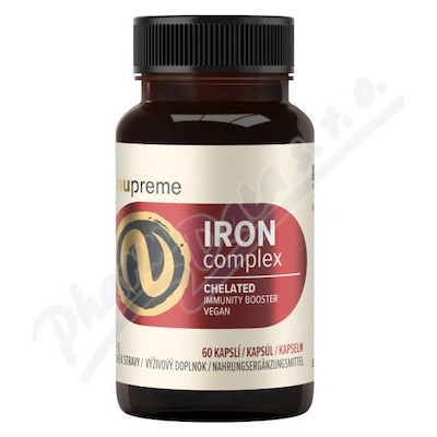 Nupreme Iron Complex Chelated kapsuly na podporu krvotvorby 60 kapsúl