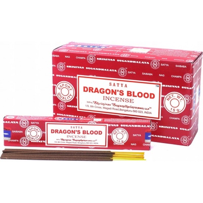 Satya indické vonné tyčinky PK Dragon Blood 15 g – Zbozi.Blesk.cz