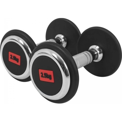 Gorilla Sports Súprava jednoručných činiek z liatiny 2 x 2,5 kg