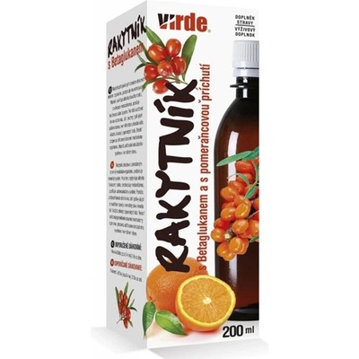 VIRDE Сок от морски зърнастец с бетаглюкани от гъба Рейши 200 ml | Virde (RE_351993 (DSV248) VIRDE)