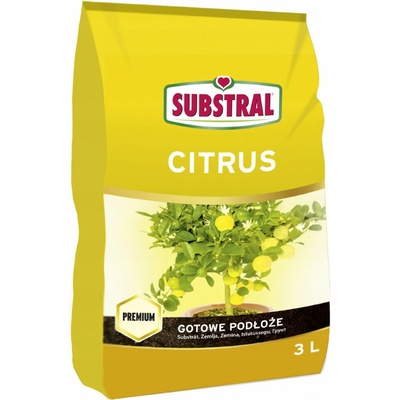 SUBSTRAL Substrát pre citrusy 3 L