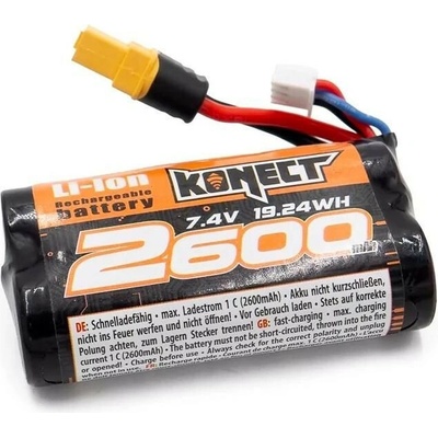 KONECT Li-Ion sada 7.4V 2600mA 15C s konektorem XT60 PE_IM-KN-LI0742600-XT60