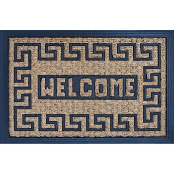 Horecano Изтривалка Horecano - Welcome, 40 x 60 cm, бежово-черна (011541)