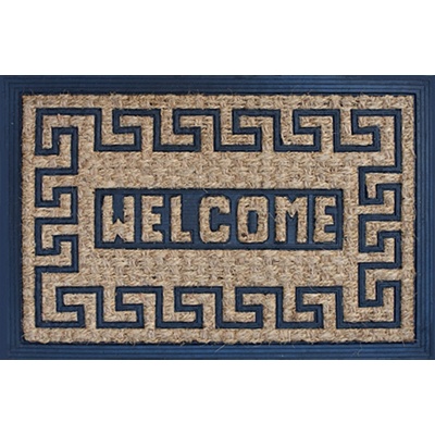 Horecano Изтривалка Horecano - Welcome, 40 x 60 cm, бежово-черна (011541)