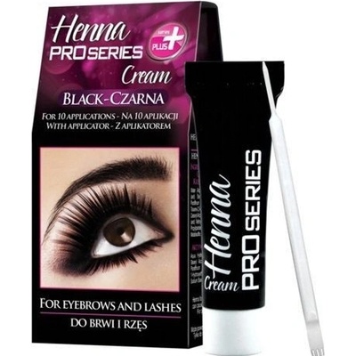 Verona Henna Proseries krémová barva na obočí a řasy Black 30 ml