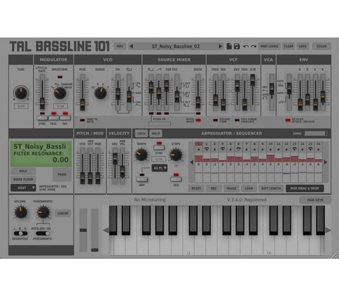 TAL SOFTWARE BassLine-101